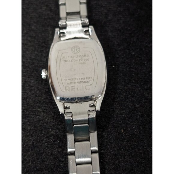 Relic Womens Silver Stainless Steel Watch Quartz Analog 5.5 in Wrist - Picture 6 of 10
